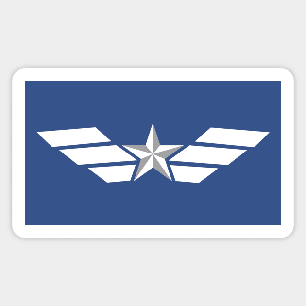 Stars and Stripes Sticker by RustedSoldier